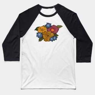 Fall Flowers | Cherie's Art(c)2021 Baseball T-Shirt